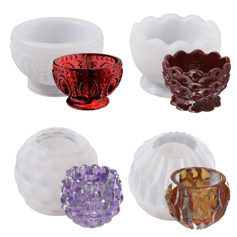 Coaster Mold Round - Round Storage Box Gypsum Silicone Mold