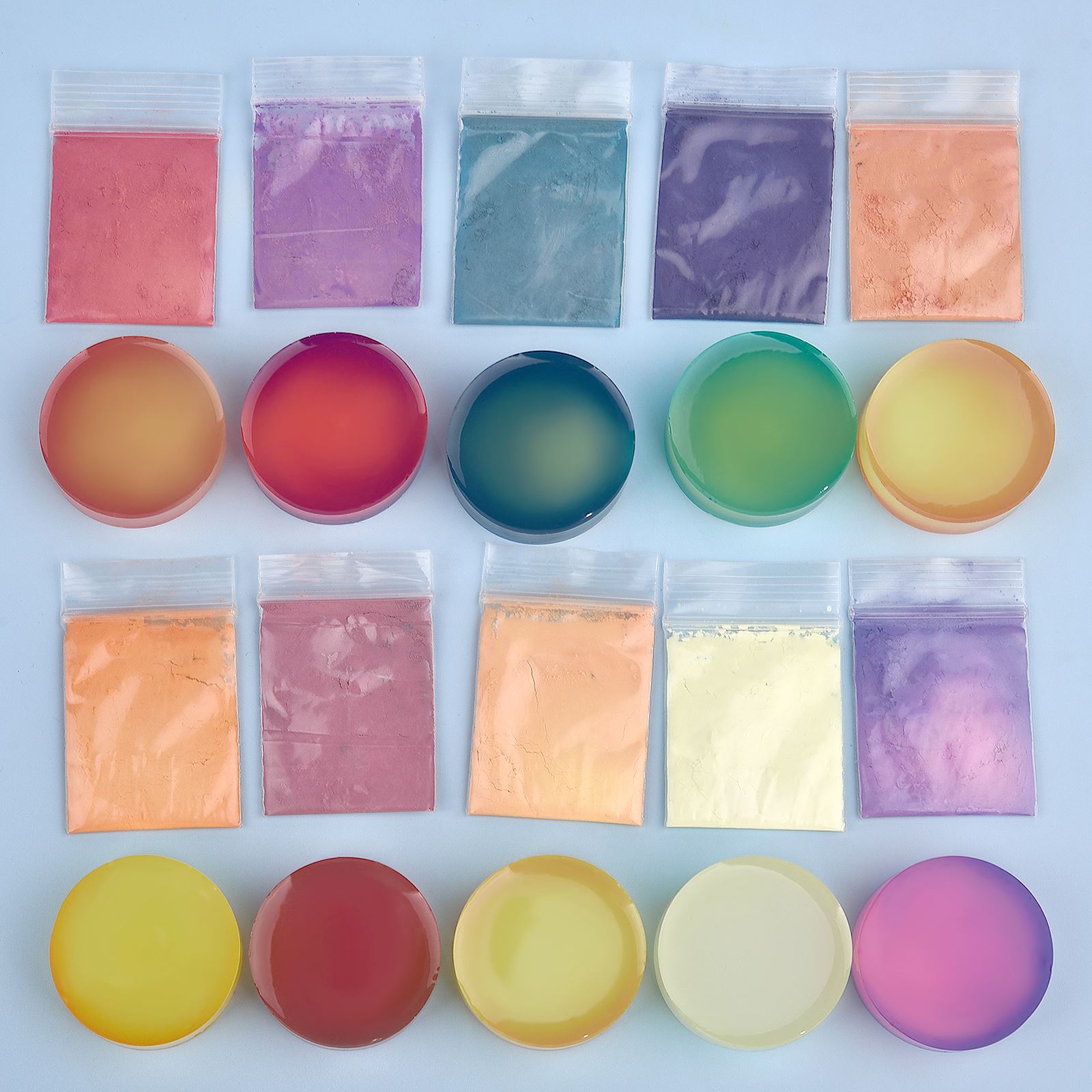 Resin Pigment Set - 10 Colors Temperature Color Changing Powder