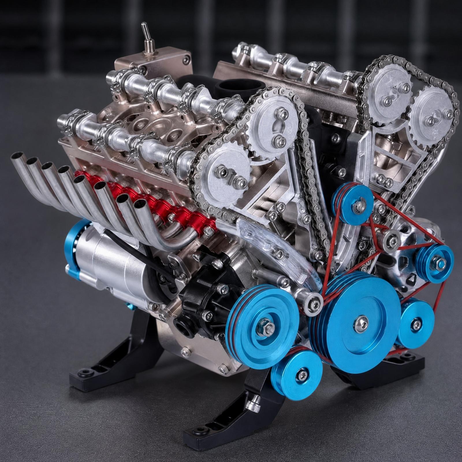 Resin Craft Workshop - Vintage Style Engine Figurine Craft with