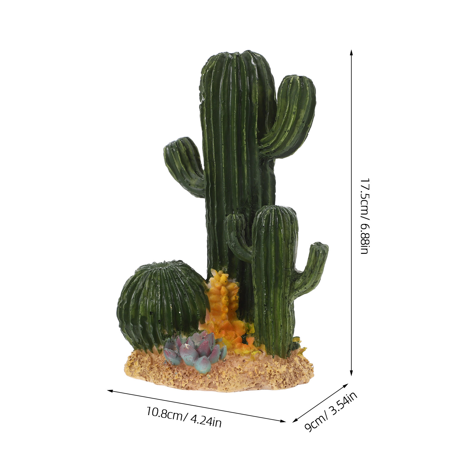 Artificial Cactus Plant Large  - Terrarium Moss Art review and price