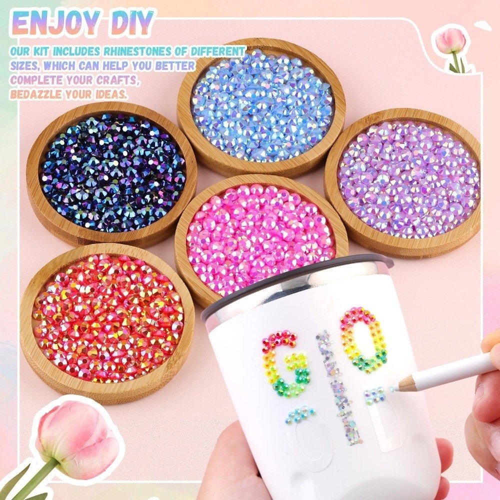 Multicolor Resin Rhinestone Ki - Resin Jewelry Kit review and price