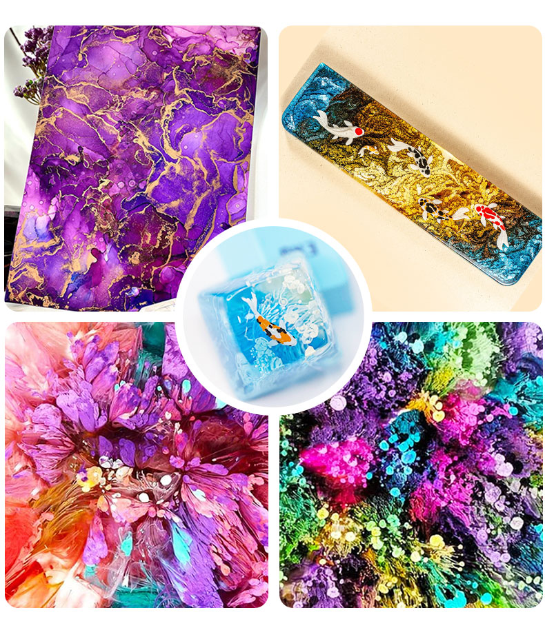 10ml Alcohol Ink Art Epoxy Res - Resin Pigment Set review and price