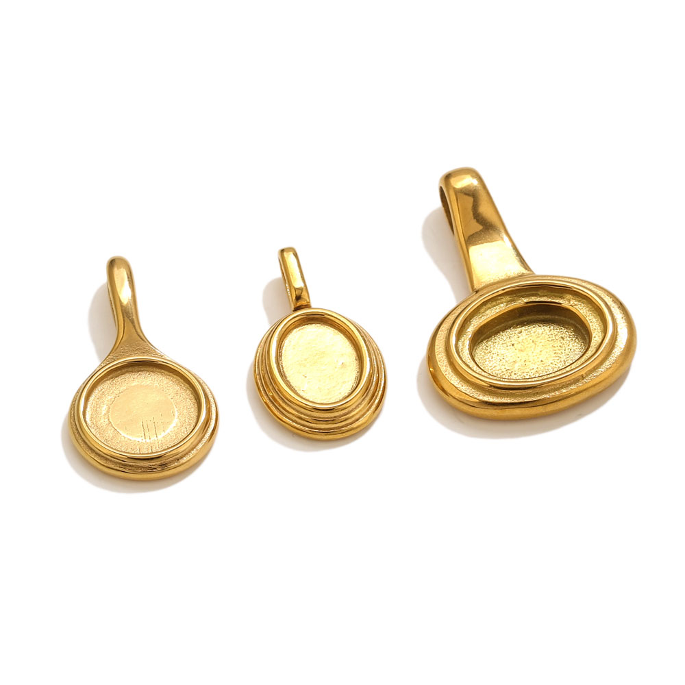 5pcs Stainless Steel Round Ova - Crafting Resin review and price