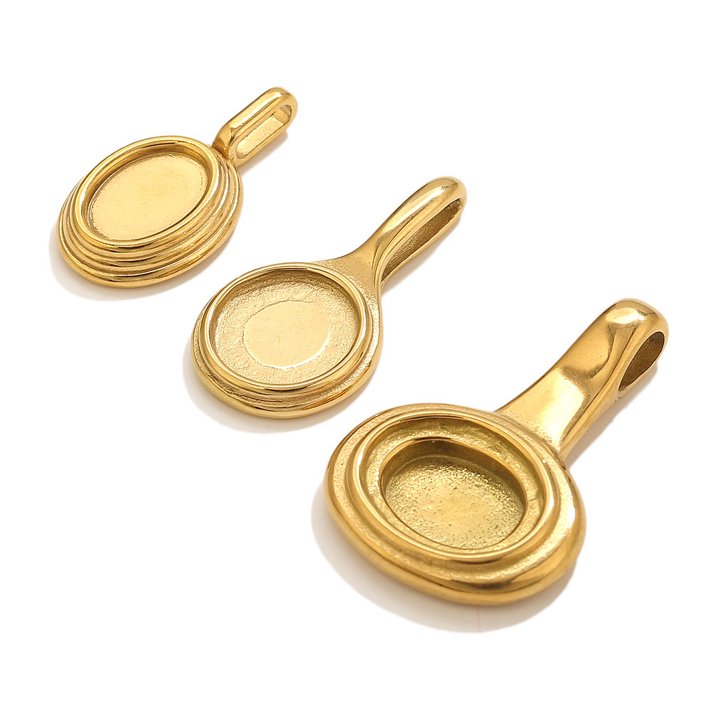 5pcs Stainless Steel Round Ova - Crafting Resin review and price