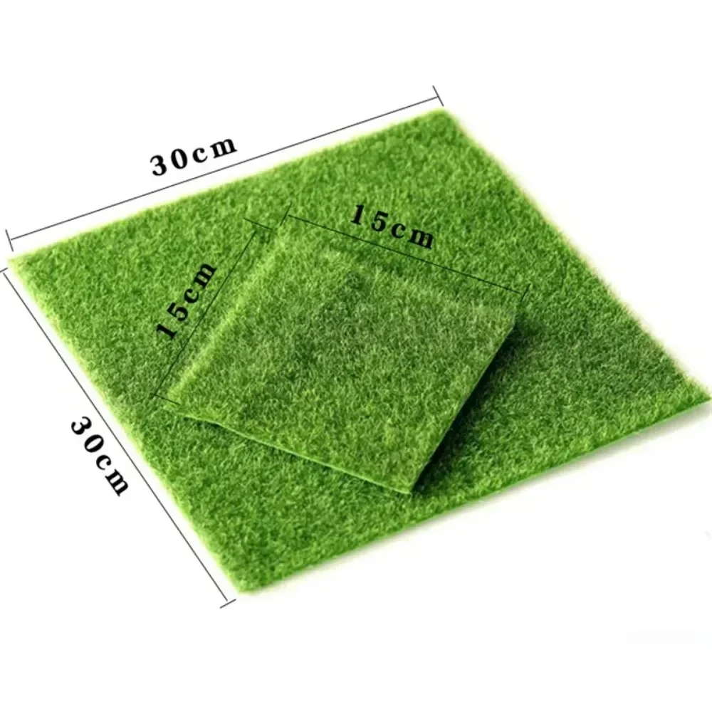 1PC 30/15cm Artificial Grass S - Terrarium Moss Art review and price