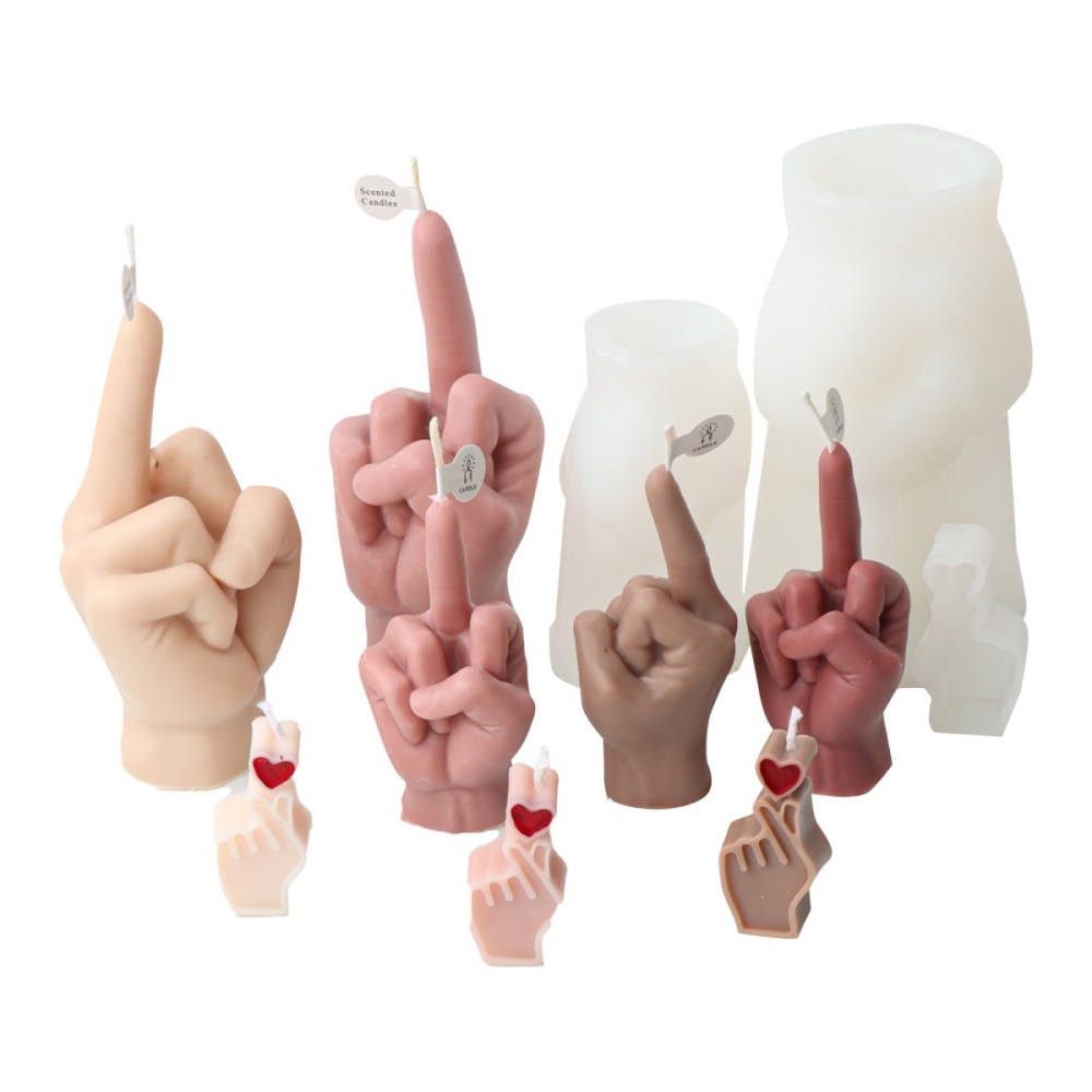 3D Irregular Gesture Finger Si - Resin Craft Ideas review and price
