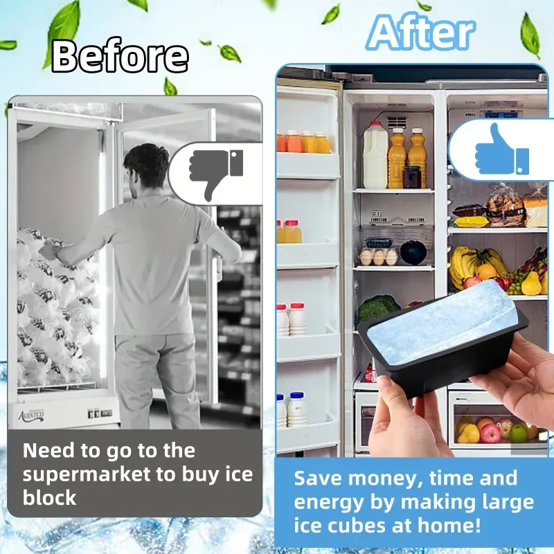 Extra Large Ice Block Mold Lar - Silicone Mold Tray review and price