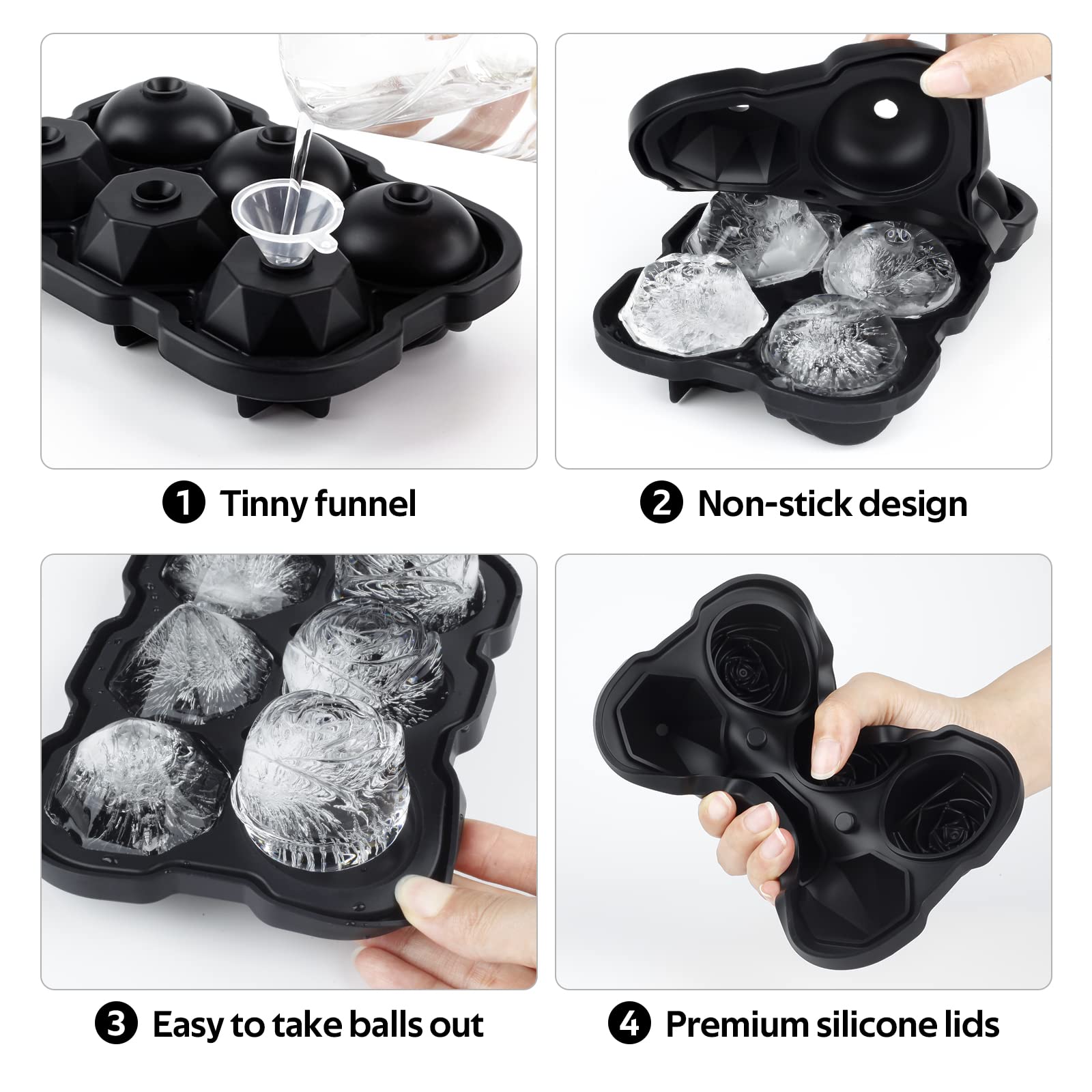3D Ice Cube Tray Rose Ice Cube - Silicone Mold Tray review and price