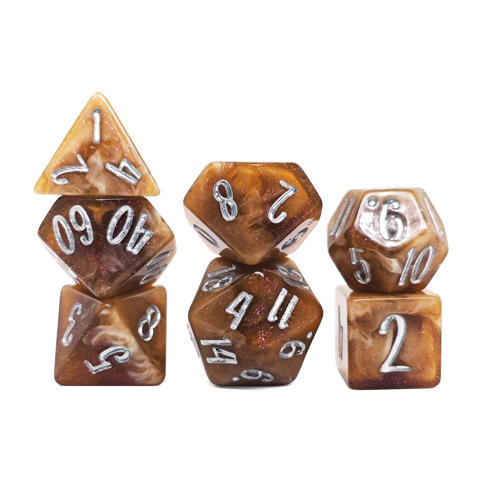 7Pcs Rosa Cappuccino Swirl Gli - Resin Glitter Pack review and price