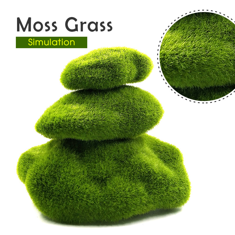 Green Artificial Grass Foam Mo - Terrarium Moss Art review and price