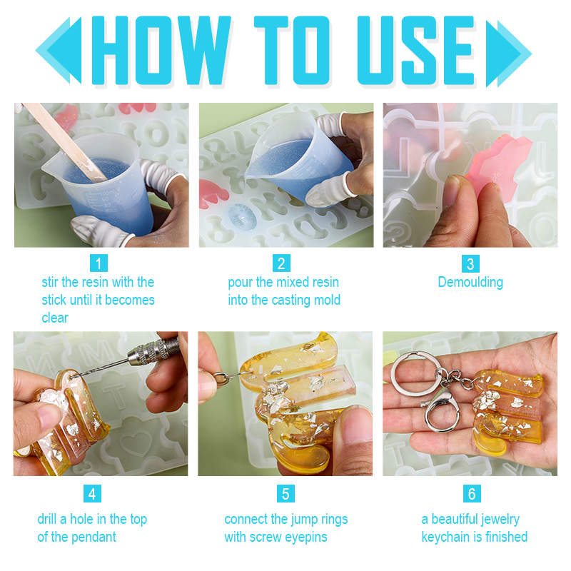 Alphabet Keychain Molds Alphab - Resin Jewelry Kit review and price