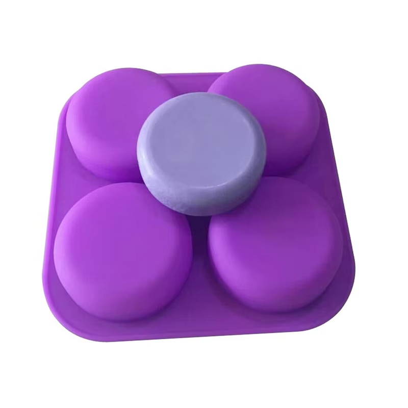 1-2 PCS 4 Cavity Reusable Roun - Coaster Mold Round review and price