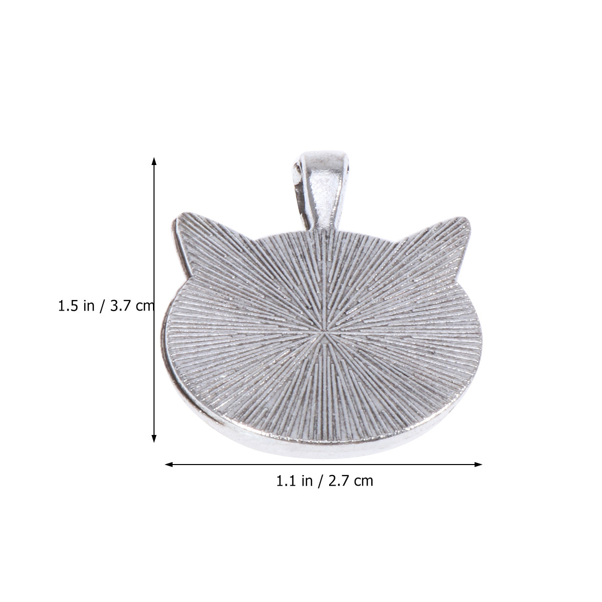 10Pcs Cat Ear Bezel Pendant Tr - Crafting Resin review and price