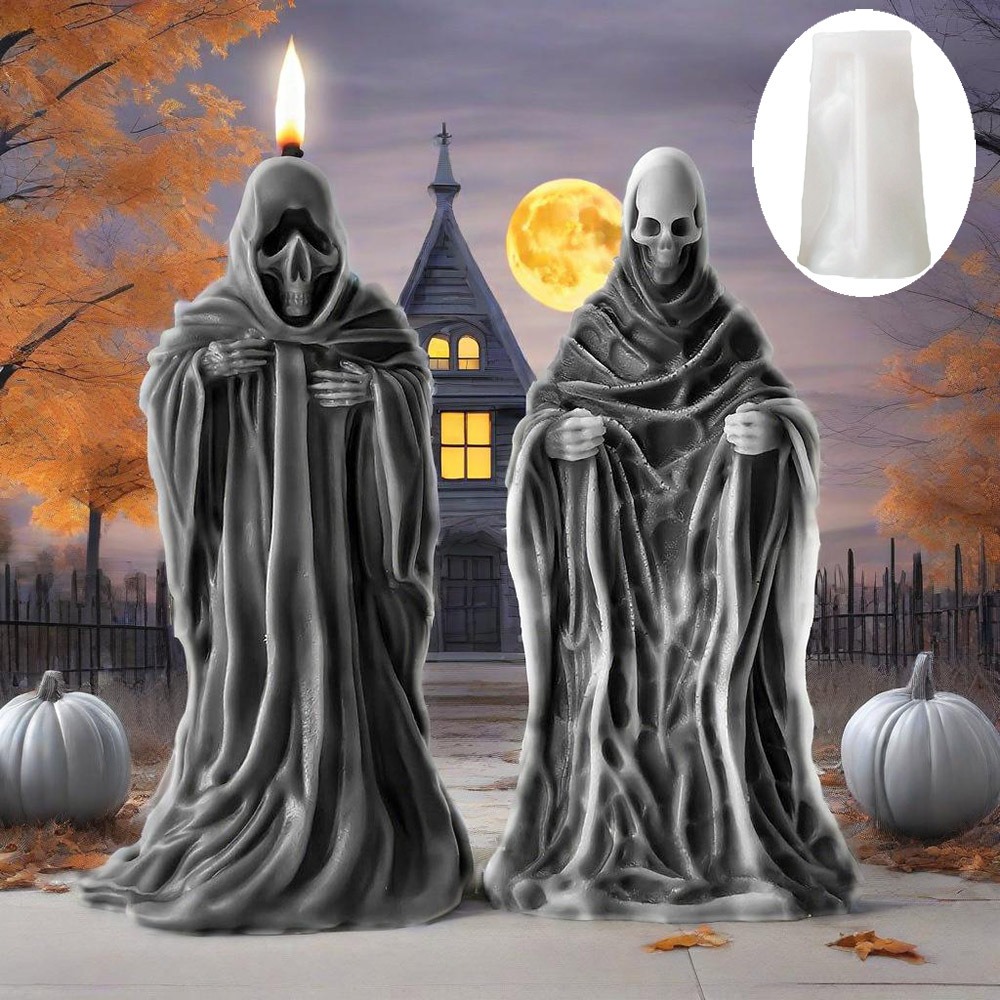 3D Skeleton Scent Candle Silic - Resin Craft Ideas review and price