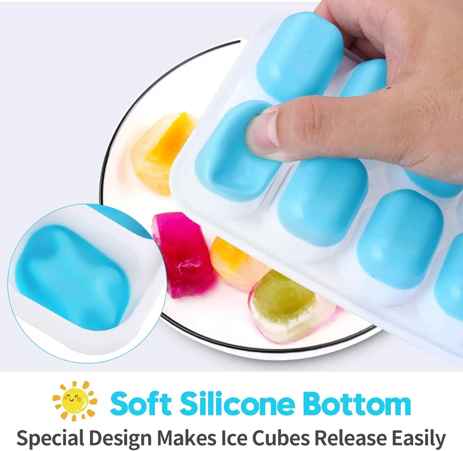 Silicone Ice Cube Mold Trays R - Silicone Mold Tray review and price