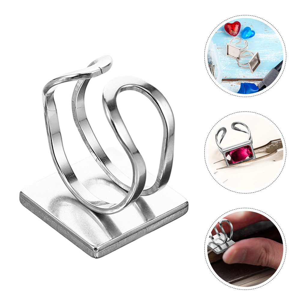 4Pcs Square Bezel Ring Base Co - Crafting Resin review and price