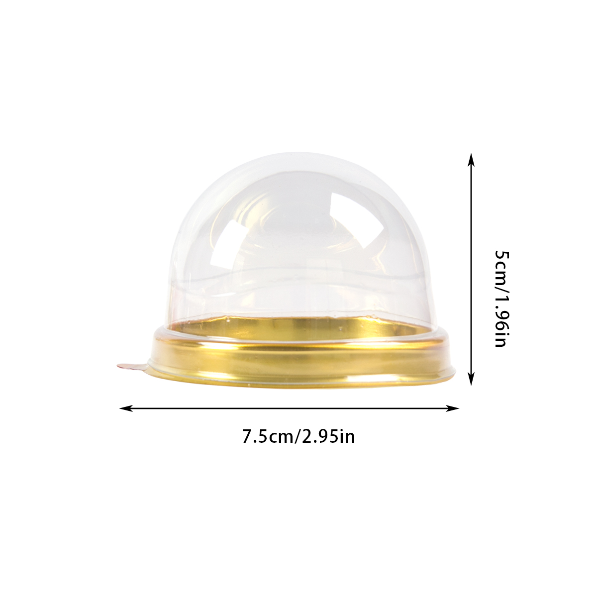 10-50pcs Mini Muffin Cupcake B - Gold Foil Flakes review and price